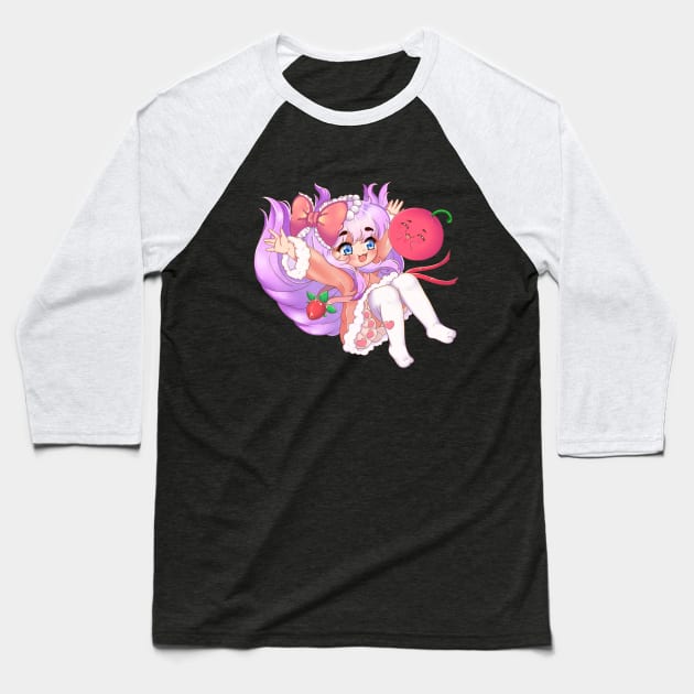 Chibi Kawai Baseball T-Shirt by Crystalmoonn